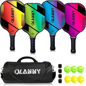 OLANNY Pickleball Paddle Set with Bag and Balls